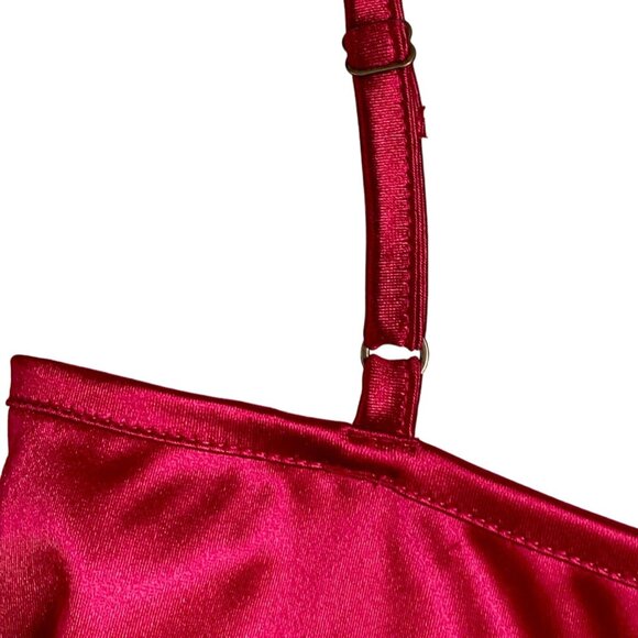 Wild Fable Women's Shiny Knit Tiny Tank Top Magenta Cami Top 1X NEW NWT - Picture 7 of 9